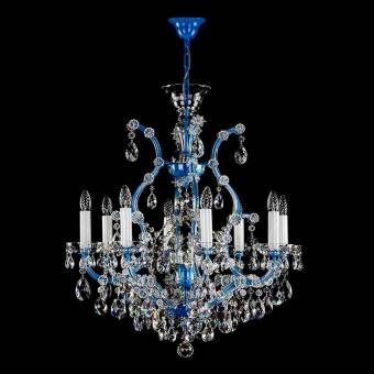 Люстра ArtGlass MARIA TEREZIA 11 VACHTLE BLUE